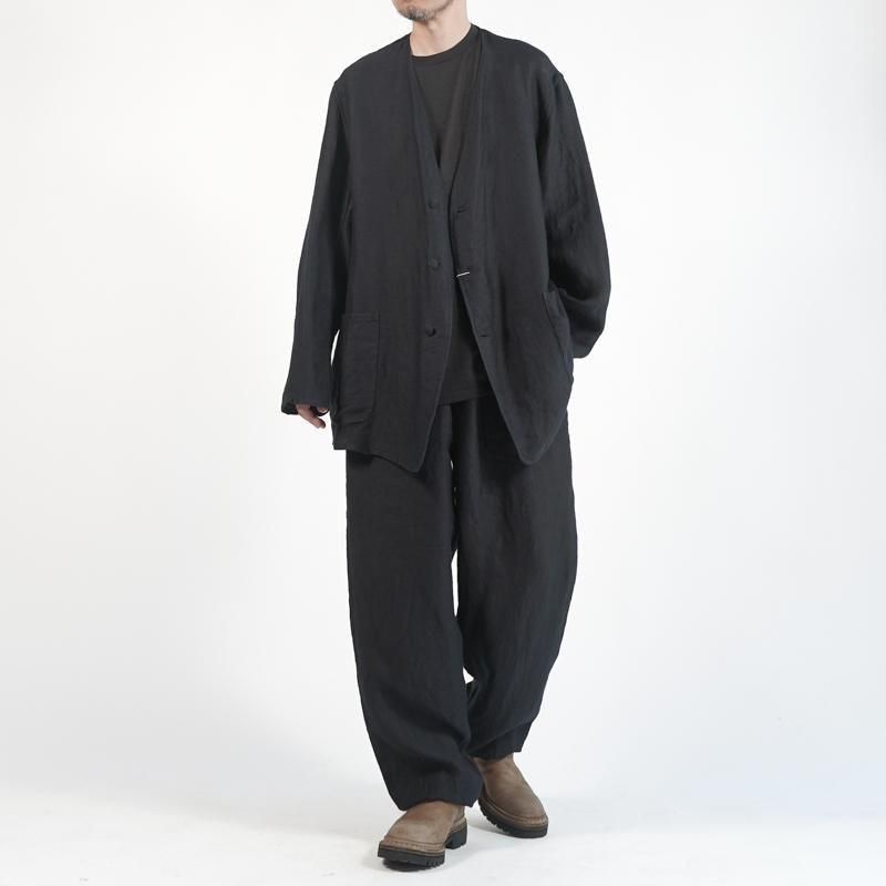 COMOLI] コモリ リネンサテン ノーカラージャケット | INS ONLINE