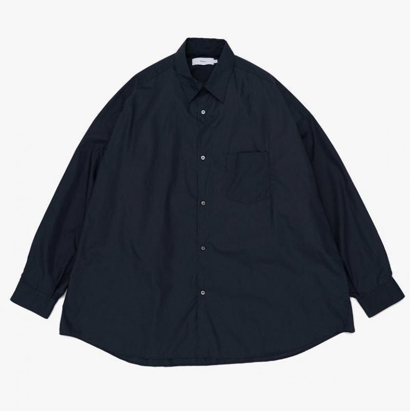 Graphpaper] Broad L/S Oversized Regular Collar Shirt | INS ONLINE