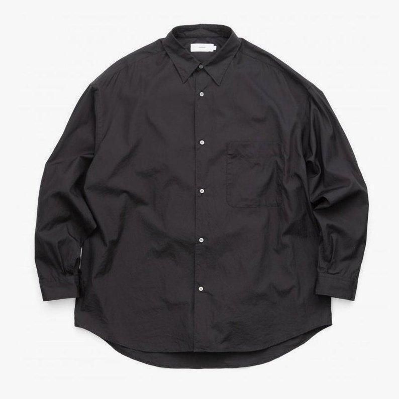 トップス Broad Oversized L/S Regular Collar Shirt Broad LS Oversized Regular Collar Shirt | My Graphpaper