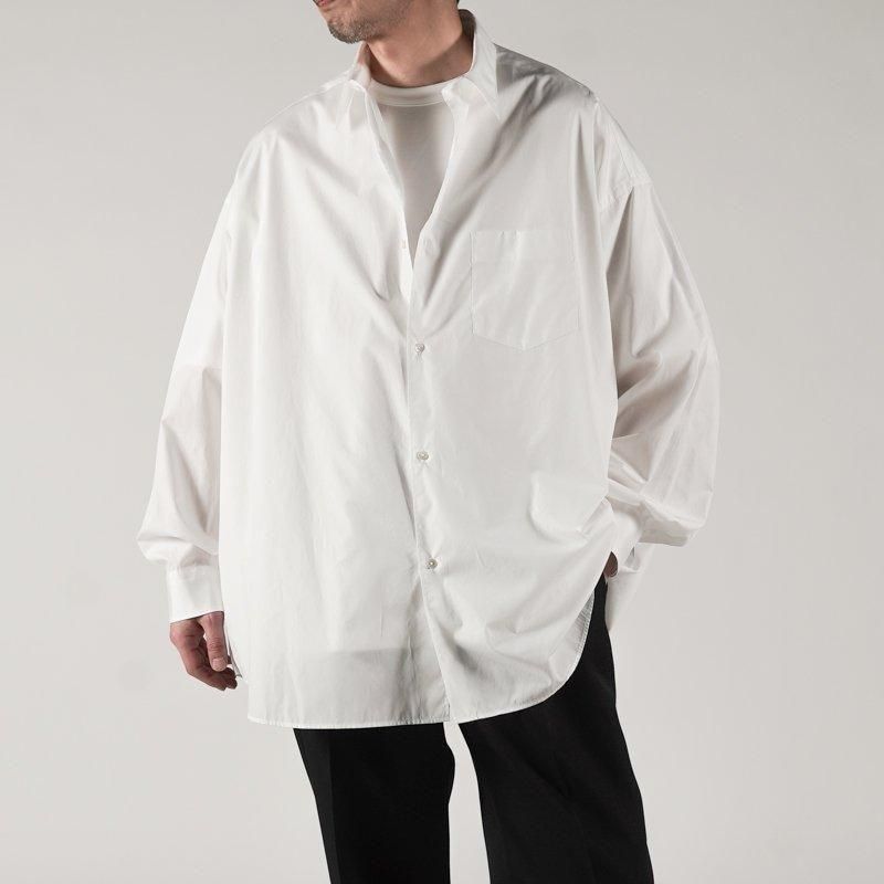 Graphpaper] Broad L/S Oversized Regular Collar Shirt | INS ONLINE