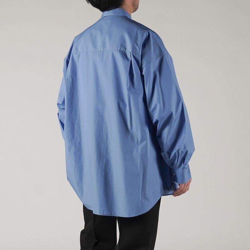 トップス Broad Oversized L/S Regular Collar Shirt Graphpaper Broad L/S Oversized Regular Collar Shirt White – Neighbour