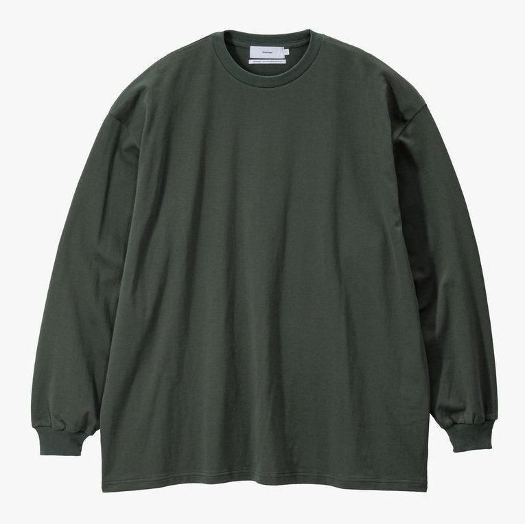 Graphpaper] グラフペーパー Tri Spun Cotton L/S Oversized Tee