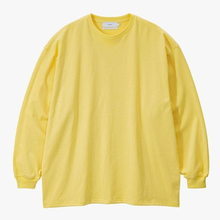Graphpaper] グラフペーパー Tri Spun Cotton L/S Oversized Tee