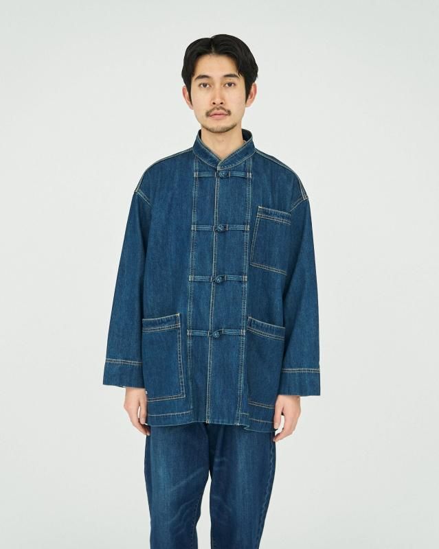 フレッシュサービス　デニムカンフーカバーオール　M Fresh Service (フレッシュサービス) DENIM KUNG-FU COVERALL