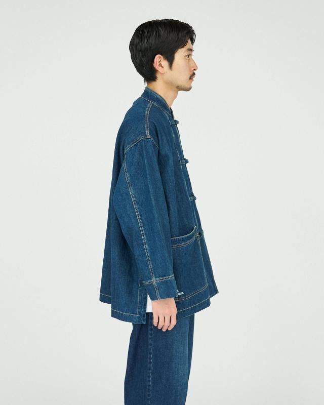 フレッシュサービス　デニムカンフーカバーオール　M Fresh Service (フレッシュサービス) DENIM KUNG-FU COVERALL