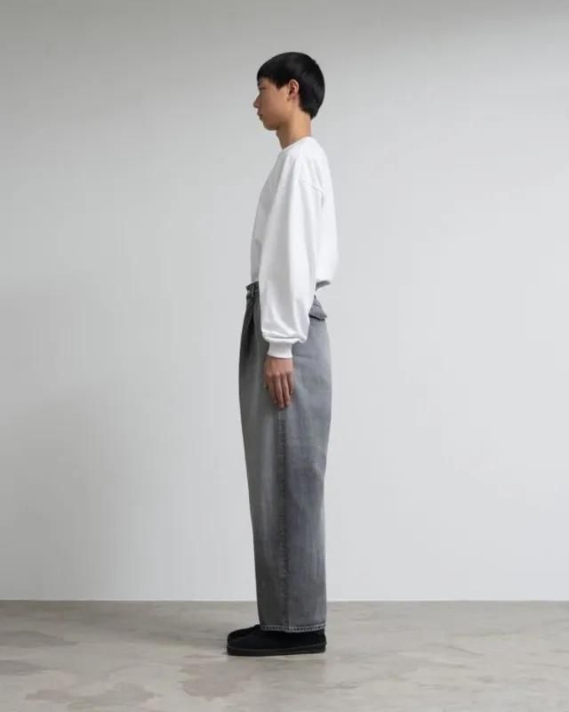 グラフペーパー Selvage Denim Two Tuck Pants Graphpaper (グラフペーパー) Selvage Denim Two Tuck Pants