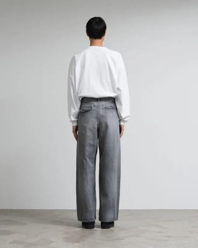 グラフペーパー24ss Selvage Denim Two Tuck Pants Graphpaper - グラフペーパー25AW Selvage Denim Two Tuck Pants