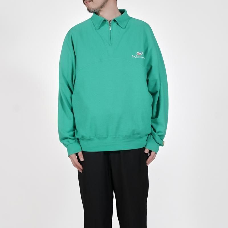 NICENESS] ナイスネス R.PARADA / LIGHTWEIGHT SWEAT HALF-ZIP