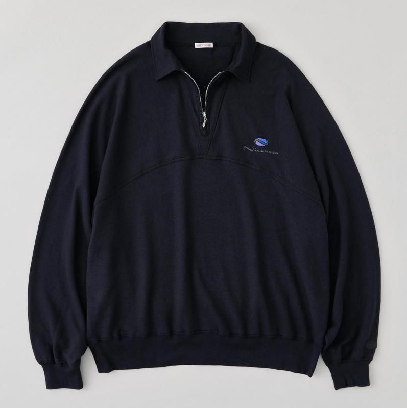 NICENESS] ナイスネス R.PARADA / LIGHTWEIGHT SWEAT HALF-ZIP