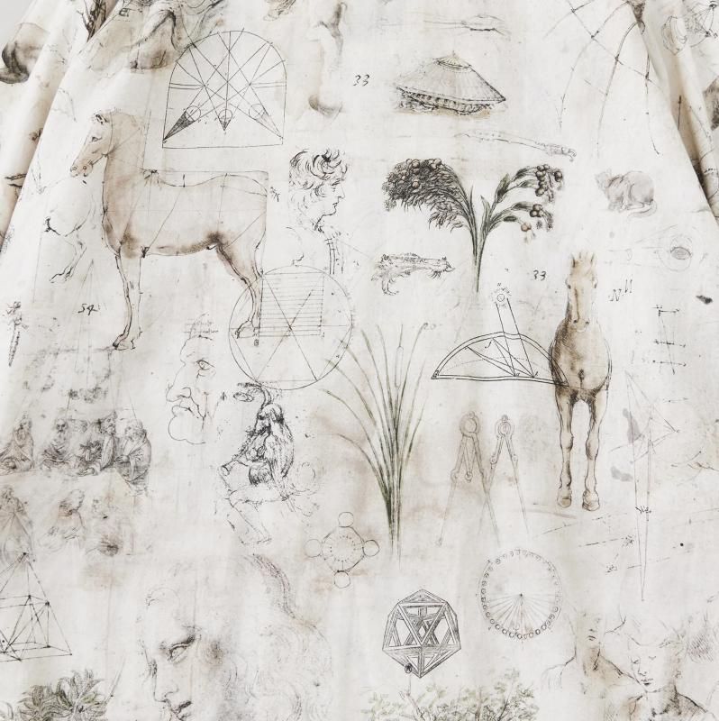 NICENESS] ナイスネス V.CHAD / PRINTED NARROW COLLAR SHIRT