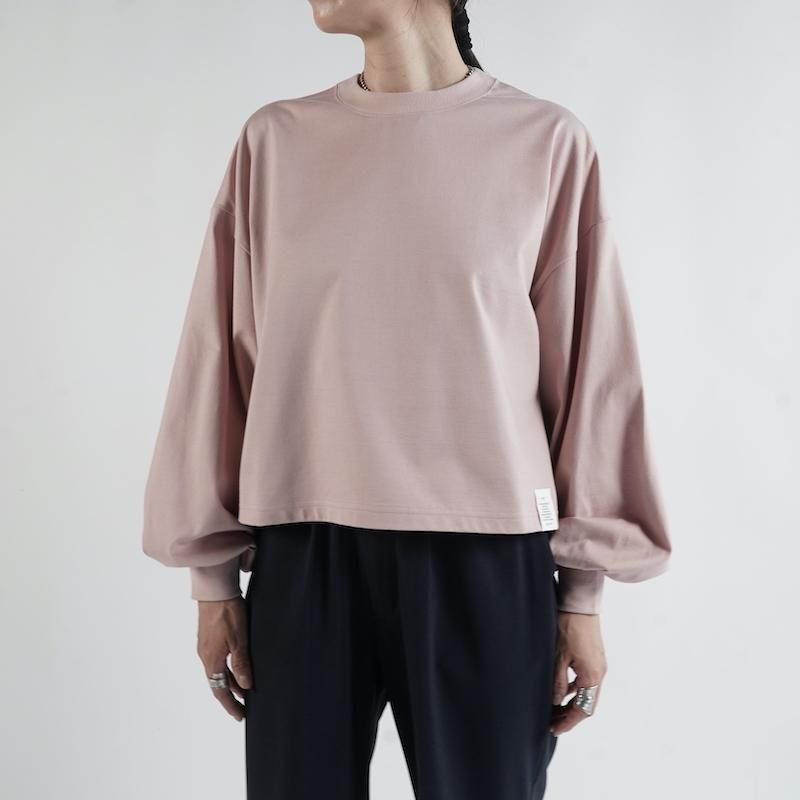 <img class='new_mark_img1' src='https://img.shop-pro.jp/img/new/icons50.gif' style='border:none;display:inline;margin:0px;padding:0px;width:auto;' /> [HYKE] ϥ CROPPED LONG-SLV TEE / BIG FIT(PINK)