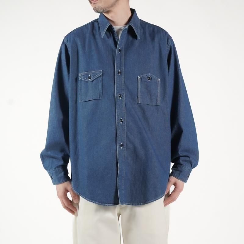FOUNDOUR]ファウンダ DENIM SHIRT (ONE WASH) | INS ONLINE STORE 公式