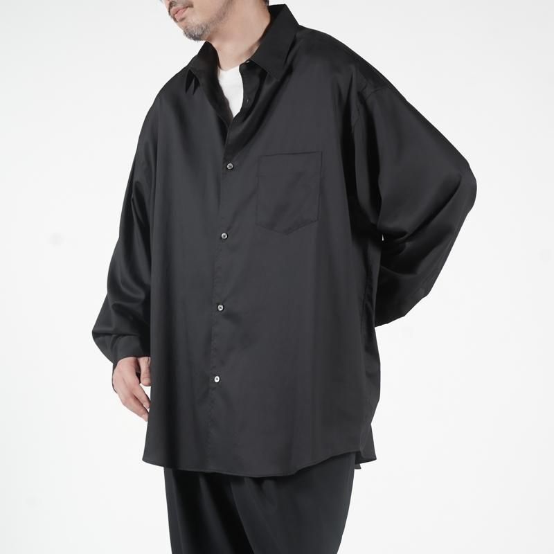 Graphpaper] グラフペーパーSilicon Poplin Oversized Regular Collar