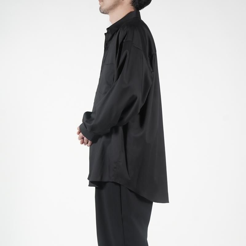 Graphpaper] グラフペーパーSilicon Poplin Oversized Regular Collar