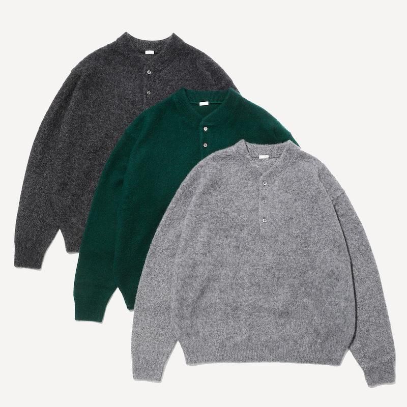 Cashmere Middle Gauge Polo Collar Sweate