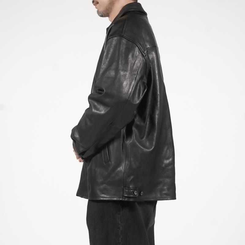 HERILL ヘリル Lamb leather Jacket シープ ライダース HERILL 