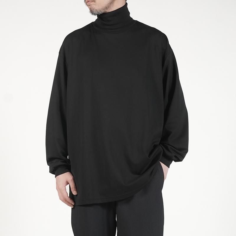 クラクラページ Graphpaper] グラフペーパー Brushed Mockrody High Neck L/S Tee