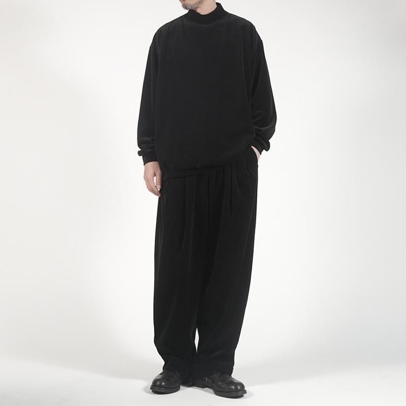 Graphpaper] グラフペーパー Compact Velour Easy Pants | INS