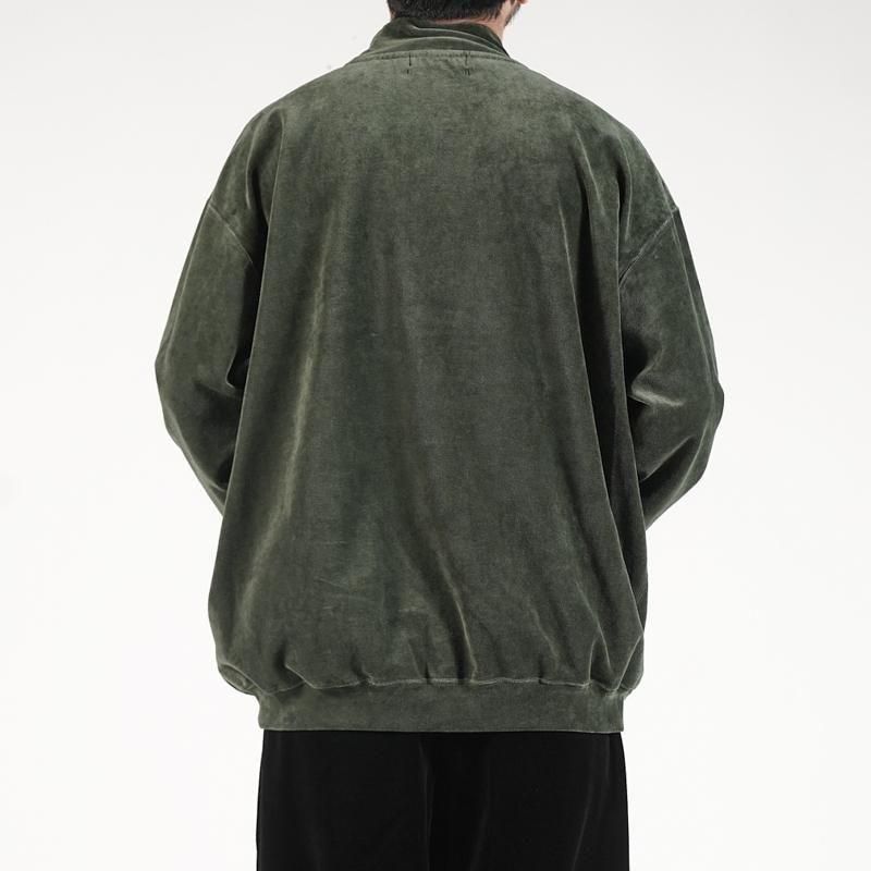 Graphpaper] グラフペーパー Compact Velour Mock Neck | INS