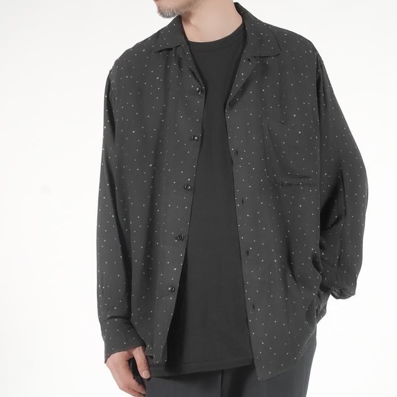 新品maatee&sons マーティアンドサンズ ドットシャツ dot レーヨン MAATEE&SONS] マーティー & サンズ OP COLLLAR SHIRTS DOTS| INS