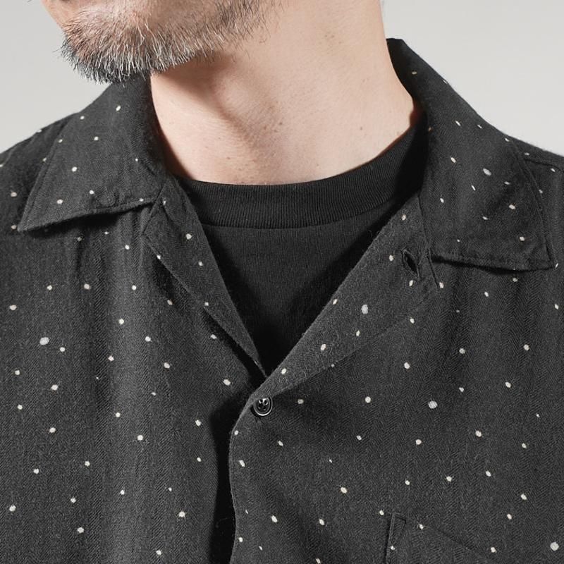 新品maatee&sons マーティアンドサンズ ドットシャツ dot レーヨン MAATEE&SONS] マーティー & サンズ OP COLLLAR SHIRTS DOTS| INS