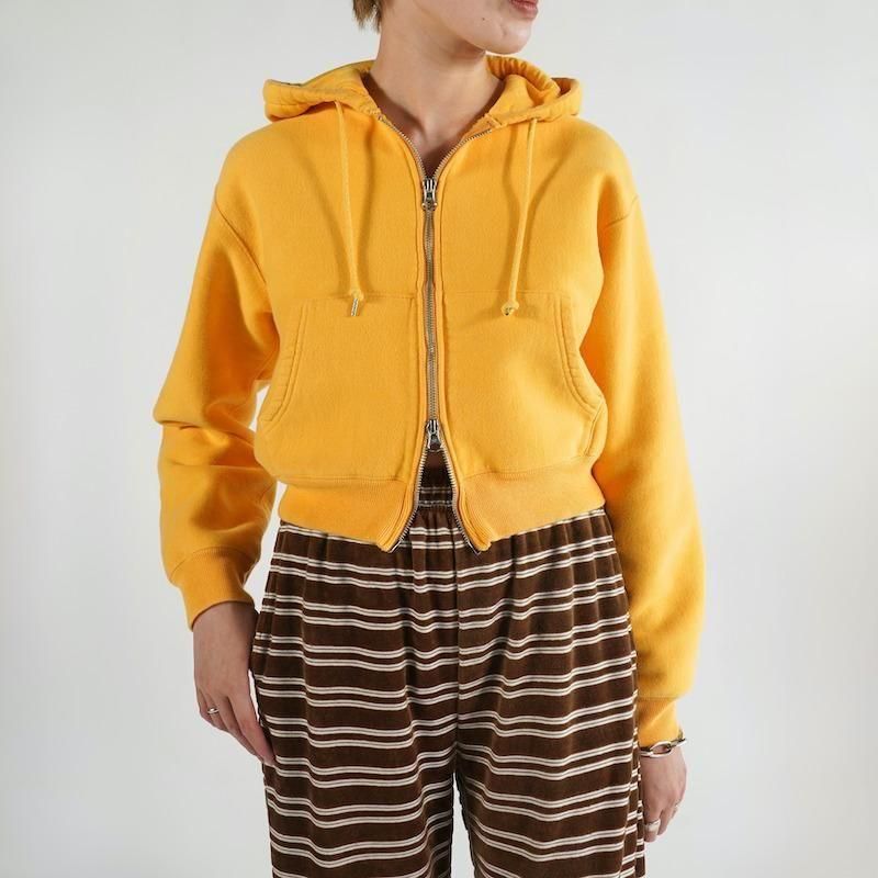 <img class='new_mark_img1' src='https://img.shop-pro.jp/img/new/icons6.gif' style='border:none;display:inline;margin:0px;padding:0px;width:auto;' />[PHEENY] եˡ Athletic fleece zip up hoodie(YELLOW)