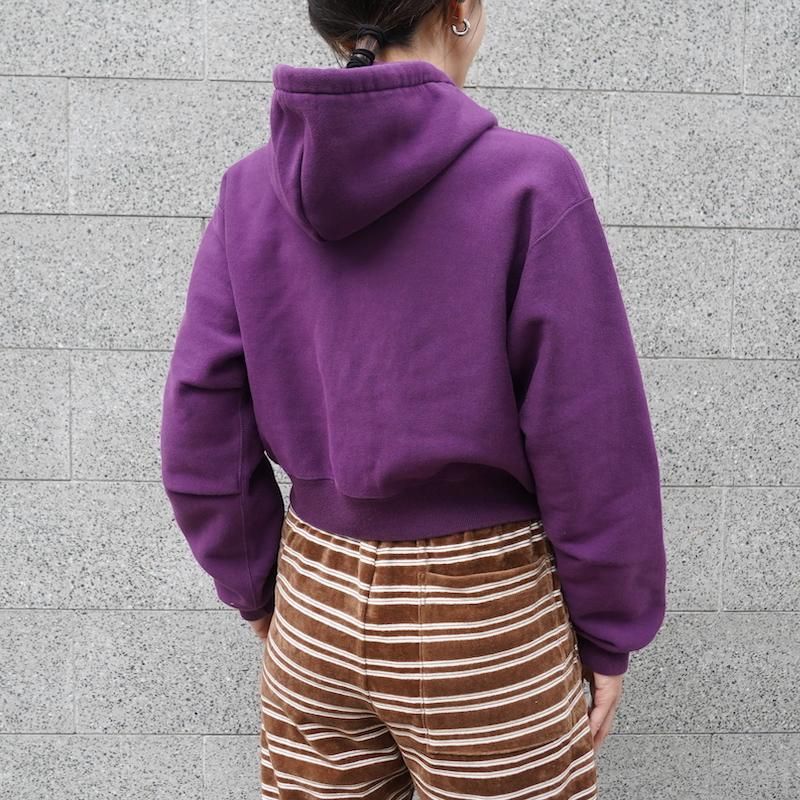 PHEENY] フィーニー Athletic fleece zip up hoodie(PURPLE)