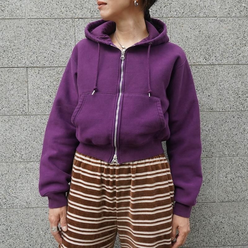 <img class='new_mark_img1' src='https://img.shop-pro.jp/img/new/icons50.gif' style='border:none;display:inline;margin:0px;padding:0px;width:auto;' />[PHEENY] եˡ Athletic fleece zip up hoodie(PURPLE)