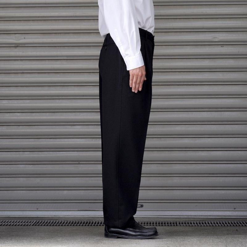 グラフペーパー SCALE OFF WOOL TAPERED TROUSERS Graphpaper - グラフペーパー / SCALE OFF WOOL TAPERED SLACKS
