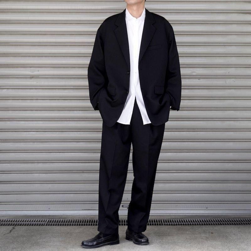 Graphpaper] グラフペーパー Scale Off Wool Tapered Trousers | INS