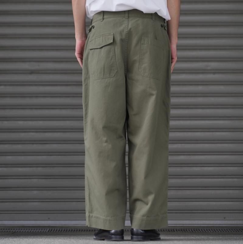A.PRESSE アプレッセ USAF Hemmed Bottoms OLIVE 週末限定
