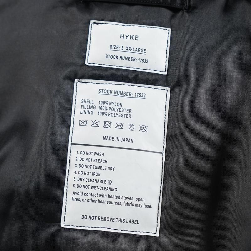 HYKE] ハイク TYPE MA-1 JACKET 