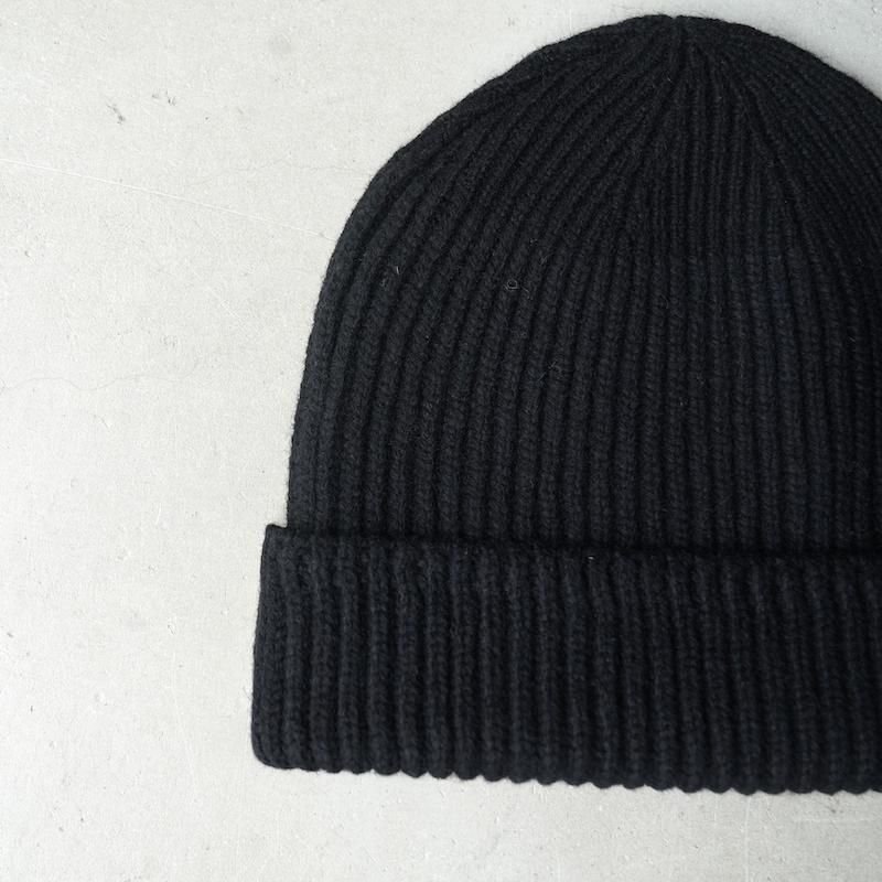 HYKE] ハイク RIBBED KNIT WOOL BEANIE(各色)