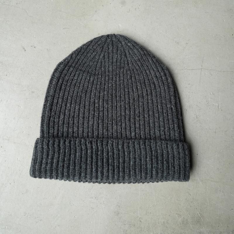 HYKE] ハイク RIBBED KNIT WOOL BEANIE(各色)