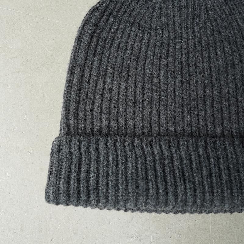 HYKE] ハイク RIBBED KNIT WOOL BEANIE(各色)