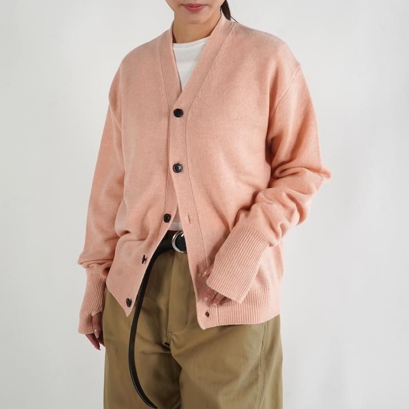 NKNIT フード付きブラウンクロップドスウェット COTTON FLEECE MIXED CREW NECK SWEATSHIRT [DRIZZLE GREY