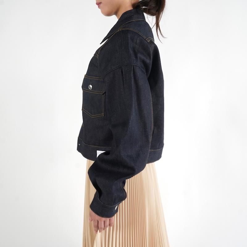 HYKE] ハイク BALLOON SLEEVE DENIM JK / TYPE2 REGULAR FIT