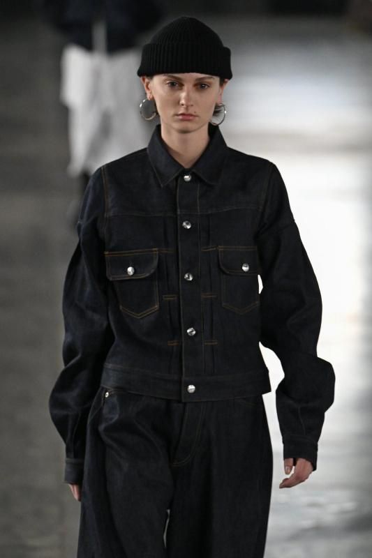 HYKE] ハイク BALLOON SLEEVE DENIM JK / TYPE2 REGULAR FIT
