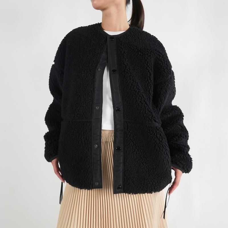 <img class='new_mark_img1' src='https://img.shop-pro.jp/img/new/icons6.gif' style='border:none;display:inline;margin:0px;padding:0px;width:auto;' /> [HYKE] ϥ FAUX SHEARLING JACKET(BLACK)