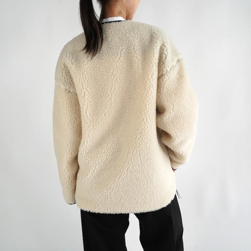 HYKE ハイク FAUX SHEARLING CROPPED JACKET HYKE] ハイク FAUX