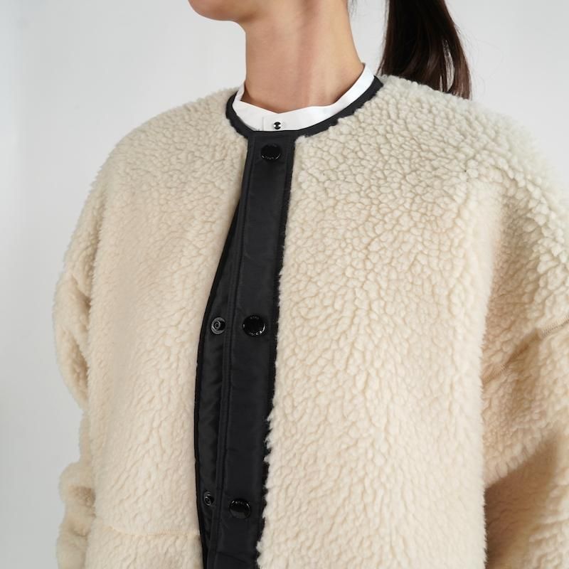 【KK】＜HYKE＞FAUX SHEARLING COAT ホワイト HYKE(ハイク) FAUX SHEARLING COAT - COLDBECK ONLINE（コール