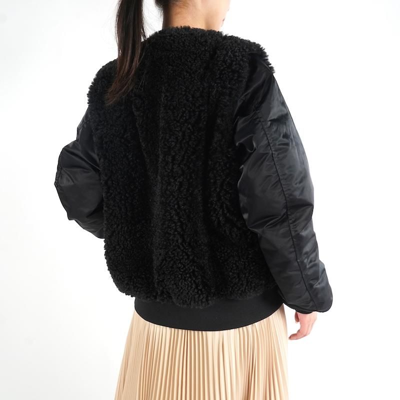 HYKE ハイクFAUX SHEARLING JACKET 1 FAUX SHEARLING JACKET-ファーシアリングジャケット-HYKE