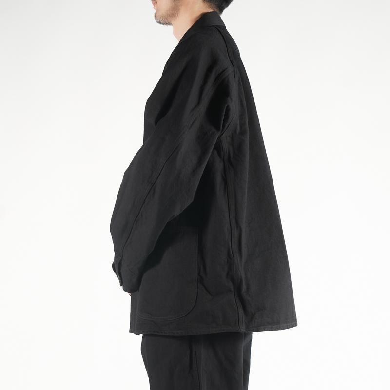 COMOLI] コモリ ブラックデニム ワークジャケット | INS ONLINE