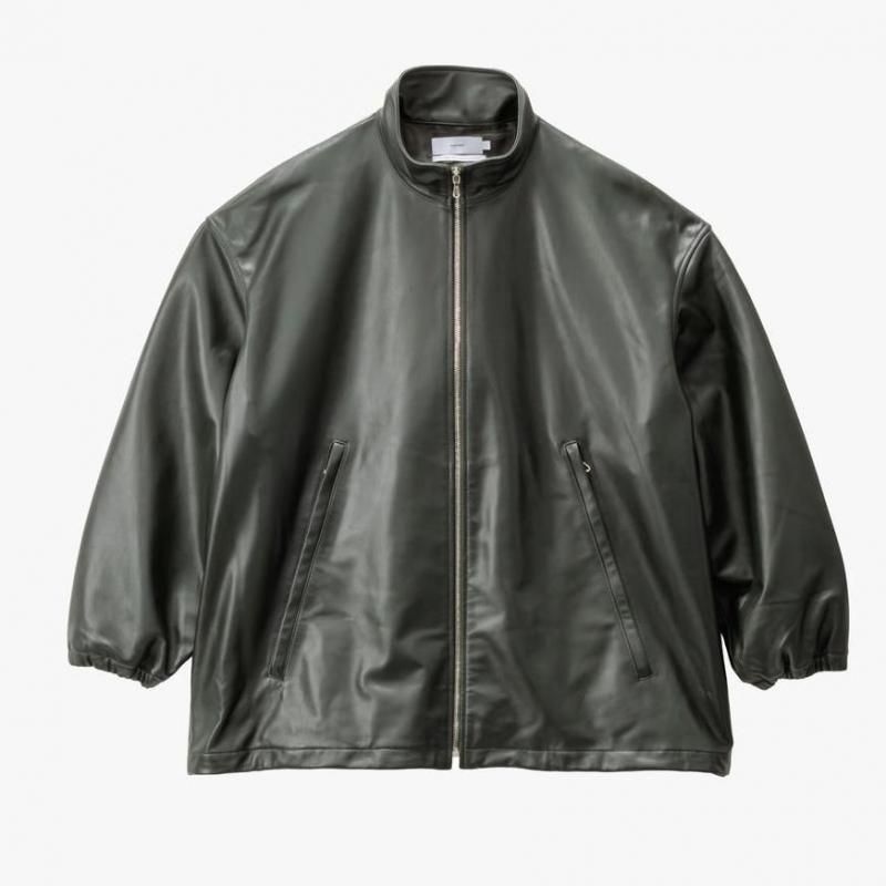 Graphpaper] グラフペーパー Sheep Leather Track Blouson | INS