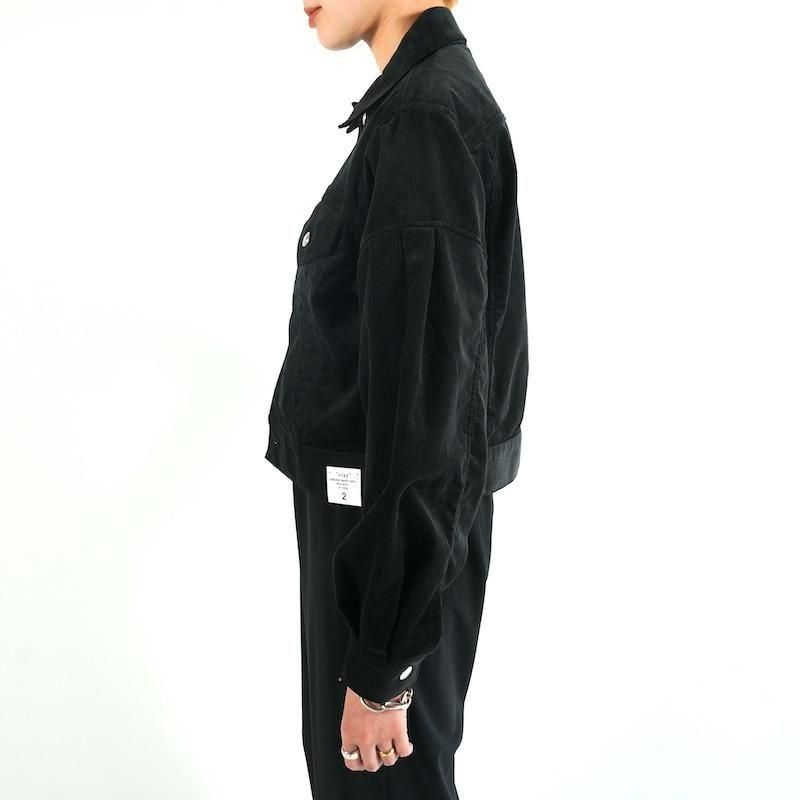 ジャケット・アウター HYKE CORDUROY BALLOON SLEEVE JACKET HYKE] ハイク CORDUROY BALLOON SLEEVE JACKET/TYPE 3(BEIGE)