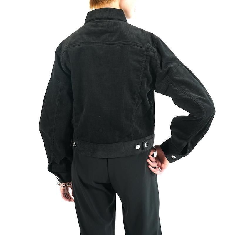 HYKE] ハイク CORDUROY BALLOON SLEEVE JACKET/TYPE 3(BLACK)