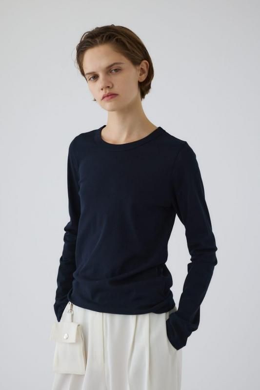 RIM.ARK] リムアーク High gauge cotton long T/SH(NAVY)
