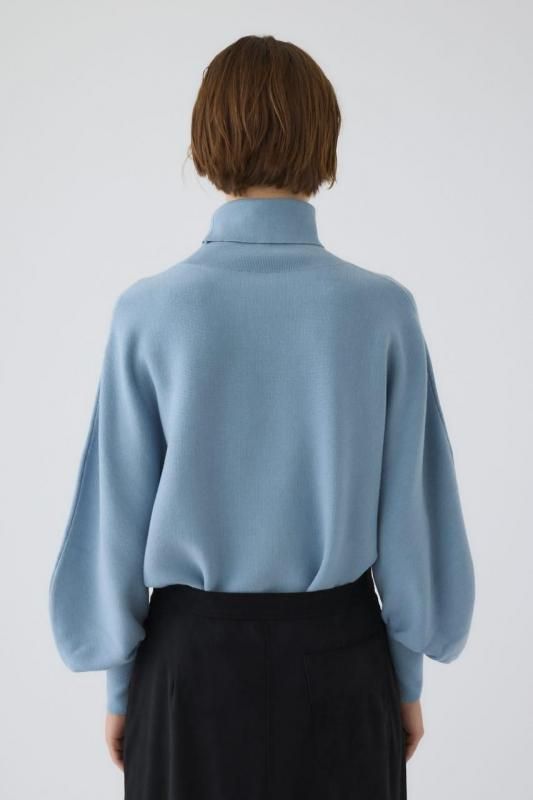 RIM.ARK] リムアーク Dolman wide washable knit (L/BLUE)