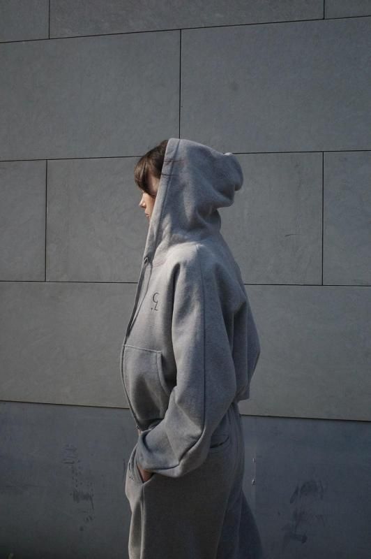 CLANE クラネ SIDE ZIP WIDE HOODIE CLANE - サイド ジップ ワイド フーディ - SIDE ZIP WIDE HOODIE