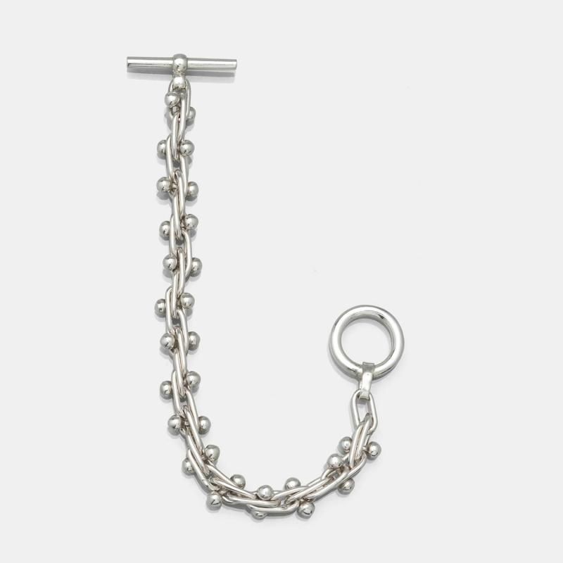 <img class='new_mark_img1' src='https://img.shop-pro.jp/img/new/icons8.gif' style='border:none;display:inline;margin:0px;padding:0px;width:auto;' />[FIFTH GENERAL STORE] Silver Beaded Bracelet / Medium